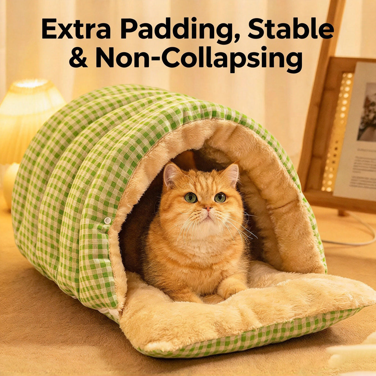 Cat Nest Winter Warm Half Closed Detachable Cat Nest Cat Bed