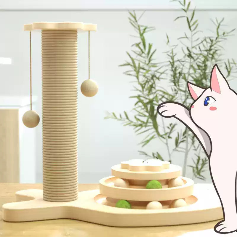 Cat toy paw grinder, cat scratch pole, vertical cat tree, cat climbing frame
